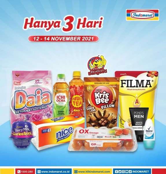 Katalog Promo Indomaret Hanya 3 Hari Periode 12-14 November 2021