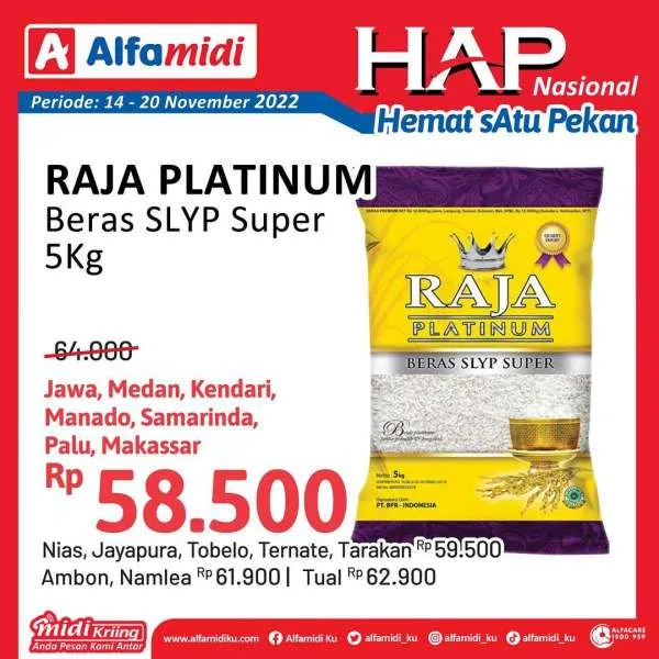 Promo Alfamidi Hemat Satu Pekan Periode 14-20 November 2022