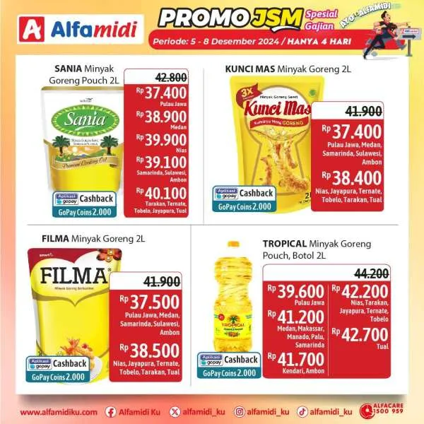 Promo JSM Alfamidi Hanya 4 Hari Periode 5-8 Desember 2024