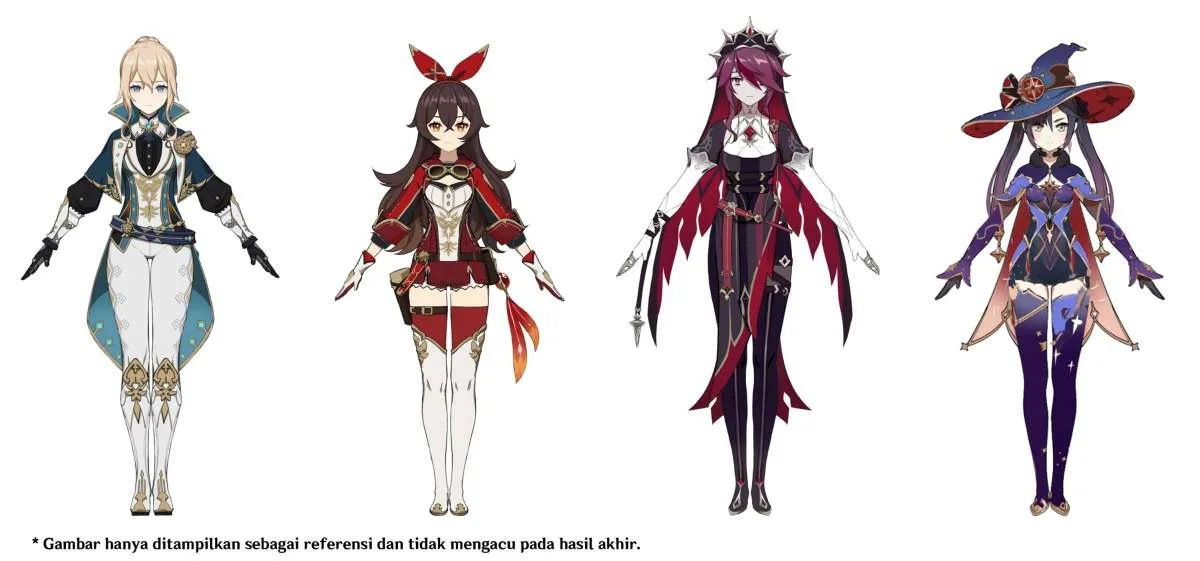 Sudah Login Genshin Impact? Empat Kostum Alternatif Ini Bisa Anda Klaim Gratis! 