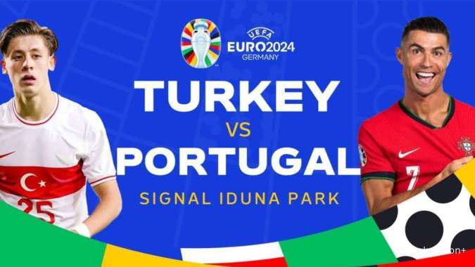 Live Streaming Turki vs Portugal, EURO 2024 Sabtu (22/6)