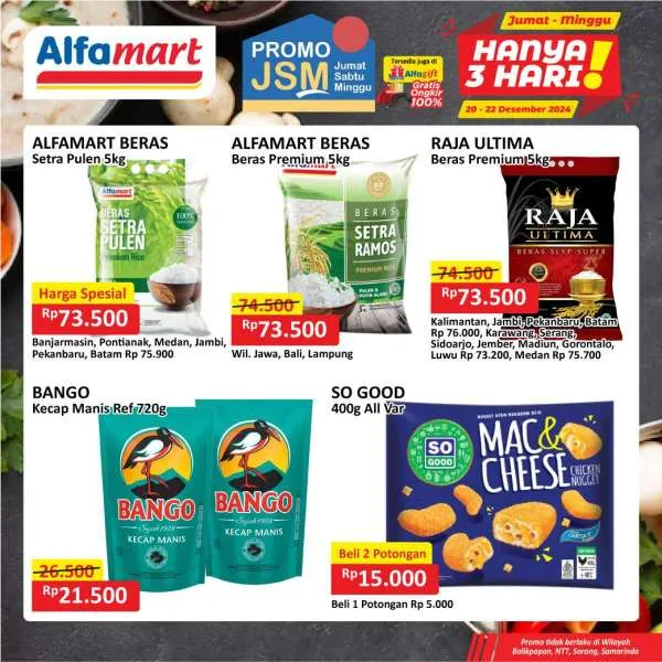 Promo JSM Alfamart Periode 20-22 Desember 2024