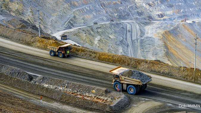 Amman Mineral (AMMN) Masuk Top 10 Market Caps Terbesar di BEI