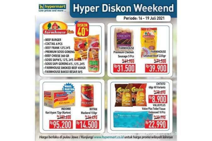 Promo Hypermart weekday 19 Juli 2021, ada program Hyper Diskon!
