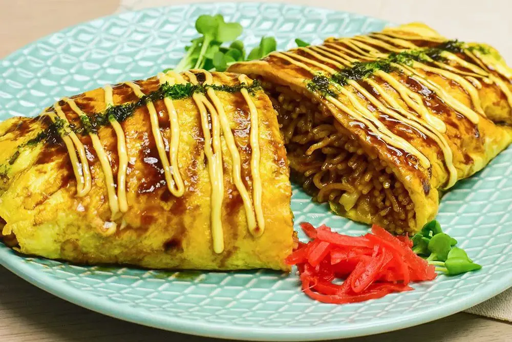 Omusoba japanese food