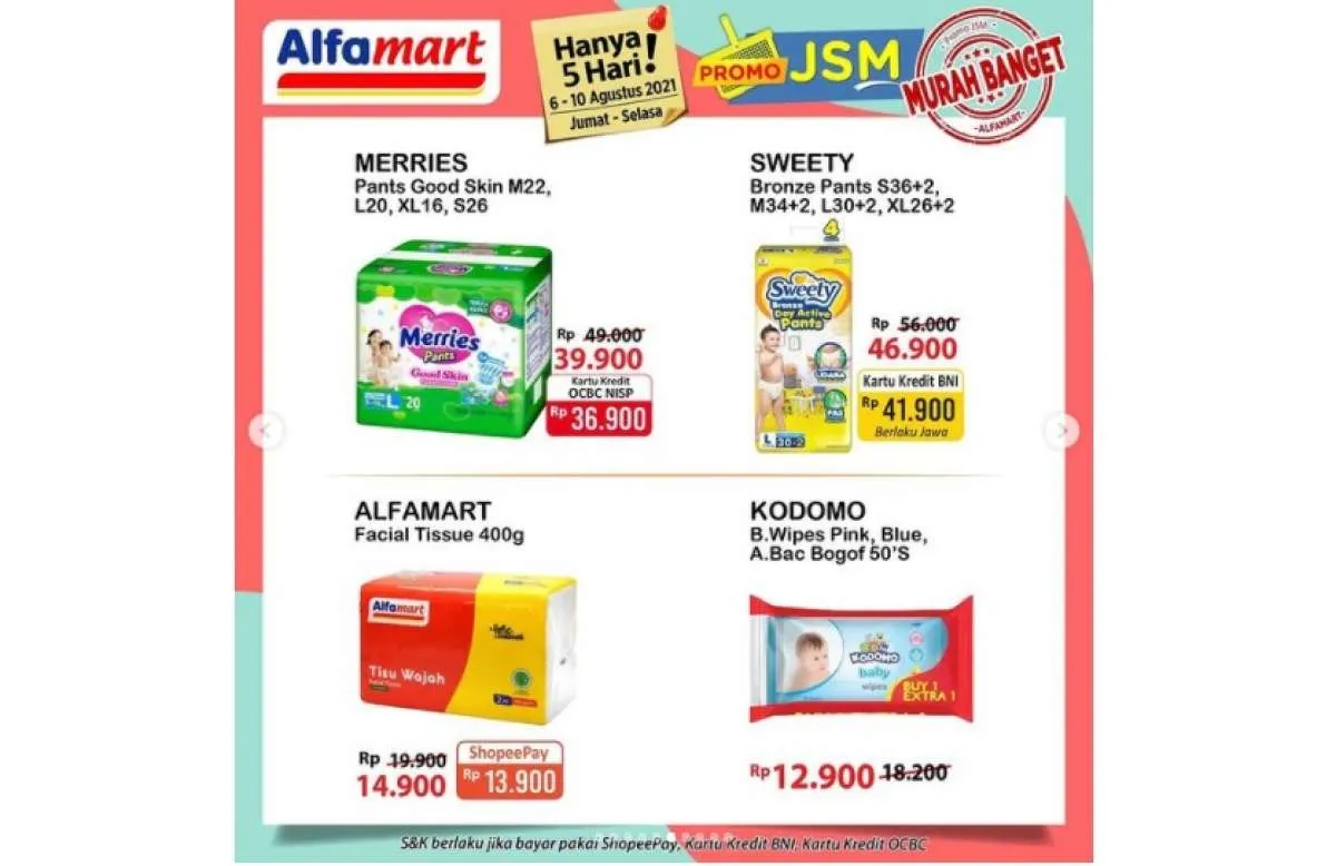 Promo JSM Alfamart 8 Agustus 2021, diskonan Hari Minggu! 