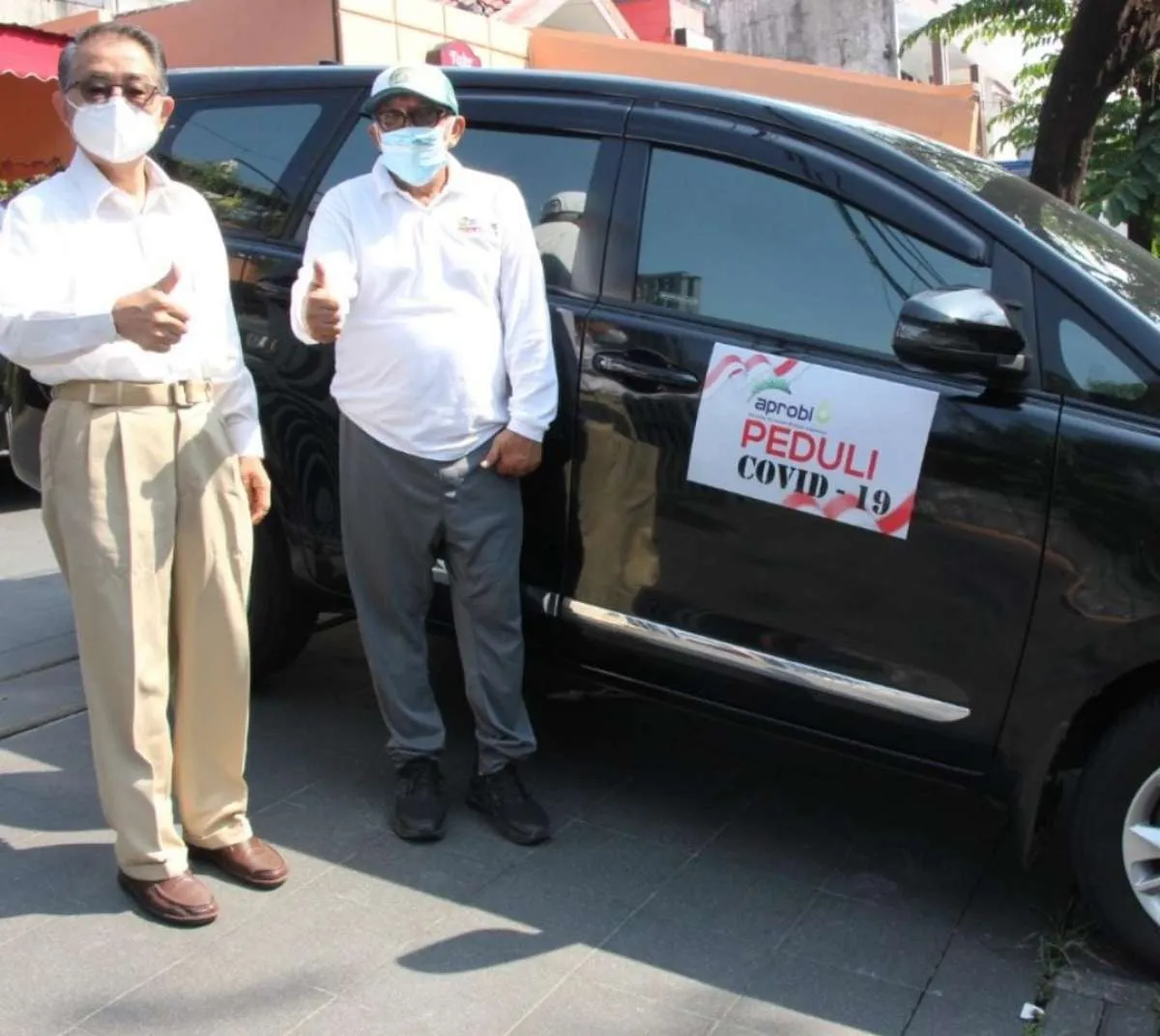 Dukung aparat TNI/Polri kawal PPKM Darurat, Aprobi salurkan 1.000 paket makanan 