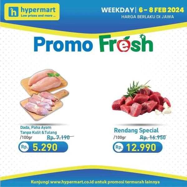 Promo Hypermart Hyper Diskon Weekday Periode 6-8 Februari 2024