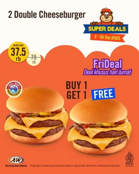 Promo A&W Cheeseburger