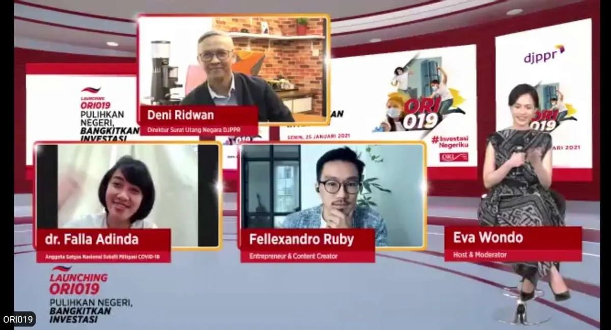 Lewat ORI019, pemerintah ajak milenial bantu pemulihan ekonomi