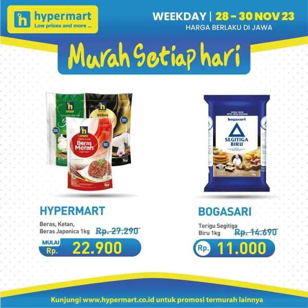 Promo Hypermart Hyper Diskon Weekday Periode 28-30 November 2023