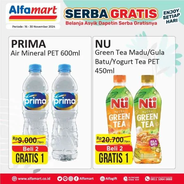 Promo Alfamart Serba Gratis Periode 16-30 November 2024