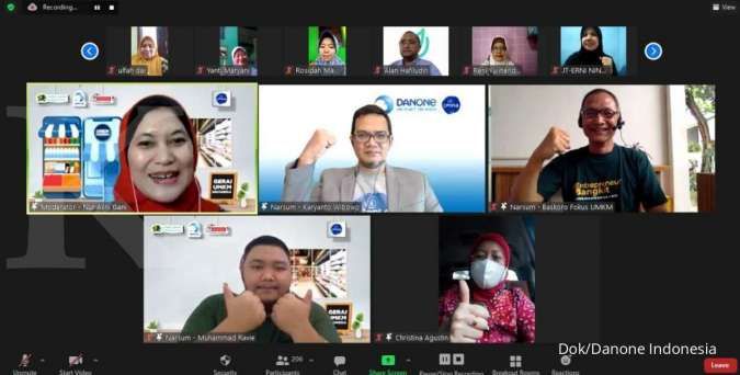 Danone Indonesia dan Kampus Bisnis Umar Usman luncurkan Damping Inkubator Bisnis