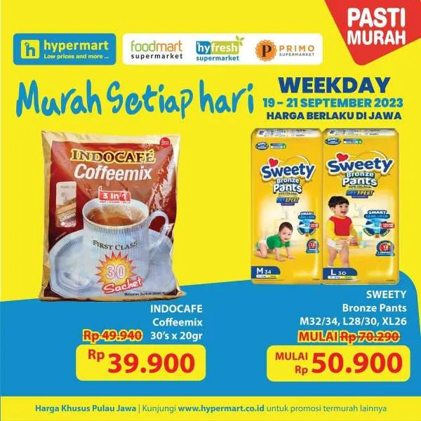 Promo Hypermart Hyper Diskon Weekday Periode 19-21 September 2023