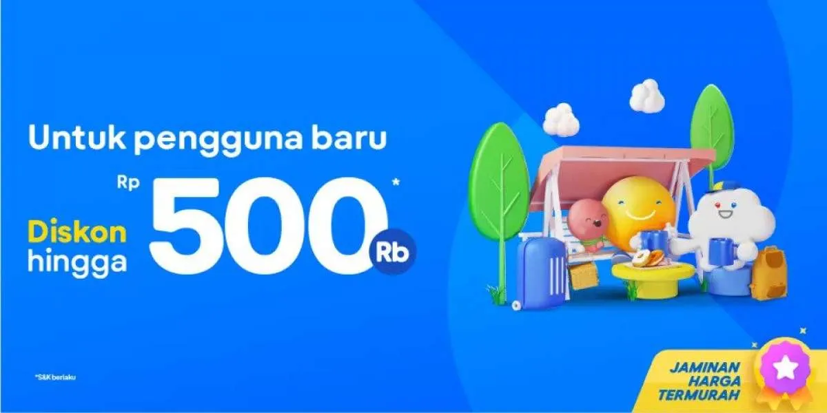 Promo Tiket.com Pengguna Baru, Nikmati Diskon Tiket Pesawat & Hotel Rp 500.000