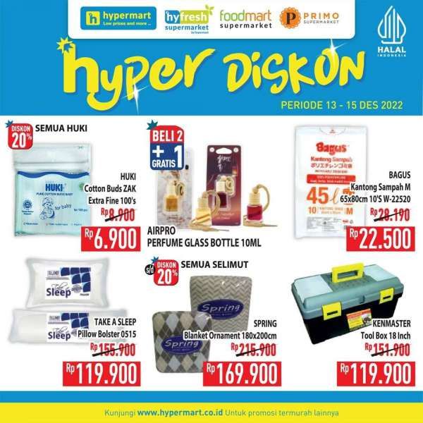 Katalog Harga Promo Hypermart Weekday 13-15 Desember 2022