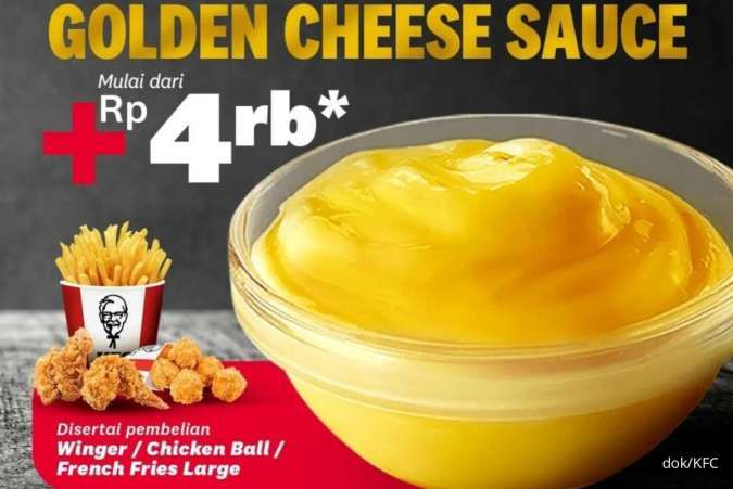 Promo KFC Terbaru, Tebus Murah Golden Cheese Sauce Tiap Beli Winger Ala Carte