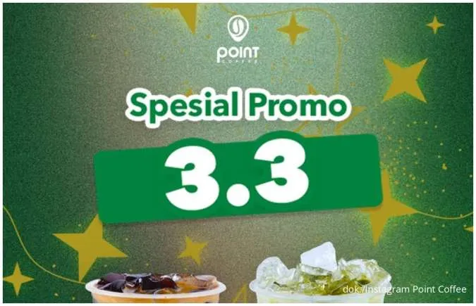 Promo Point Coffee Spesial Double Date 3.3, Beli 2 Minuman Hanya Rp 35.000