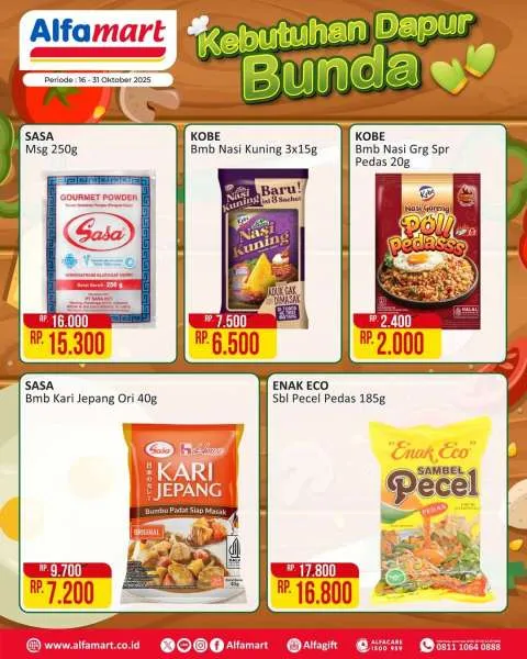 Promo Alfamart Kebutuhan Dapur Periode 16-31 Oktober 2025