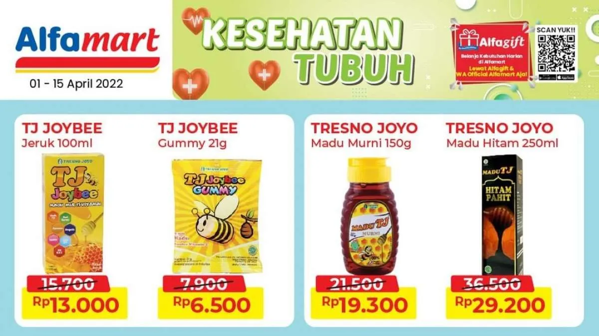 Promo Alfamart Edisi Kesehatan Tubuh, Beli 1 Suplemen Fatigon Gratis 1 Sirup ABC