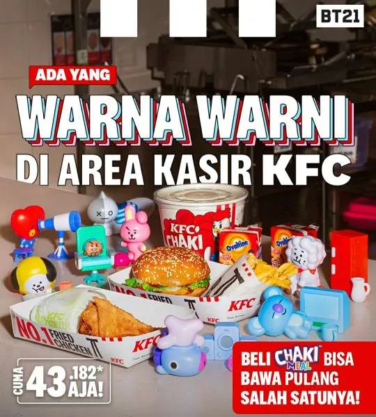 Promo KFC Chaki Meal BT21