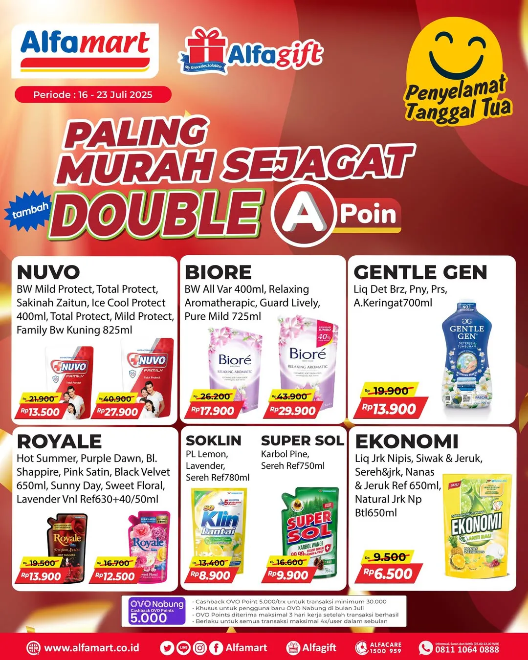 Promo Alfamart Paling Murah Sejagat Periode 16-23 Juli 2025