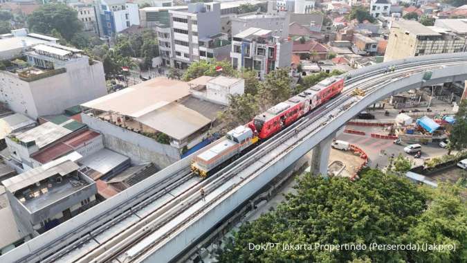 LRT Jakarta Rute Kelapa Gading-Manggarai Siap Beroperasi