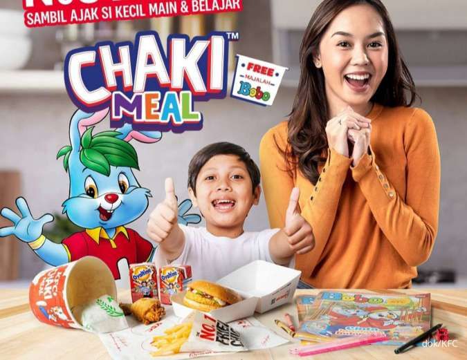 Promo KFC Terbaru: Chaki Meal FREE Majalah Bobo-Paket Hore & Seru di Jam Tertentu