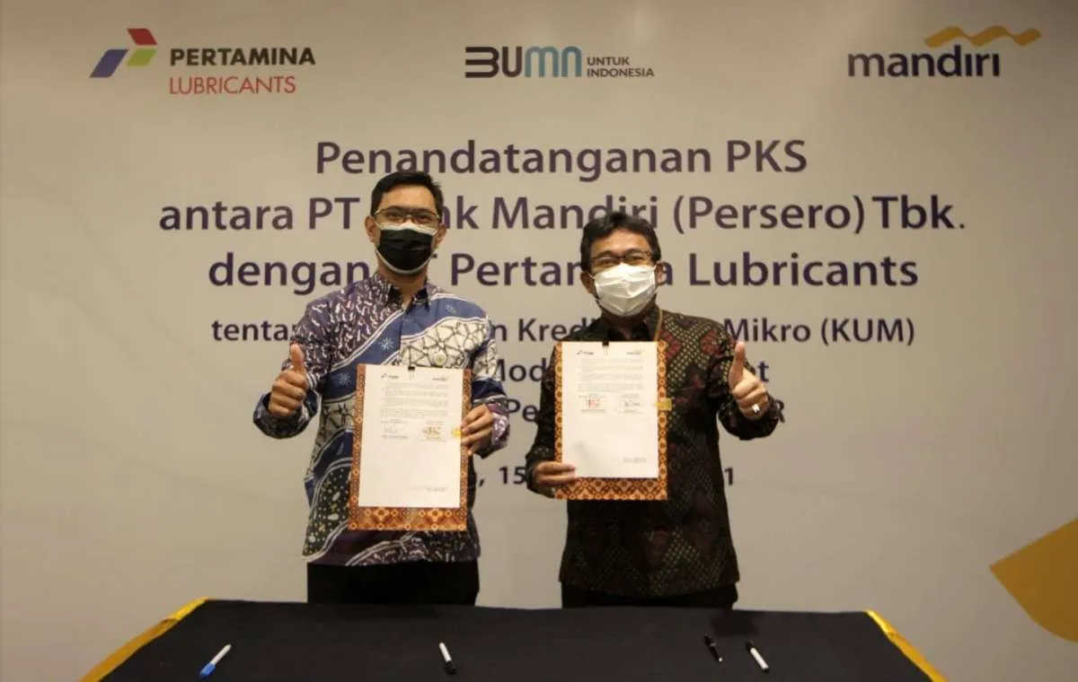 Bank Mandiri bidik pembiayaan berbasis aplikasi di Outlet Pertamina Lubricants