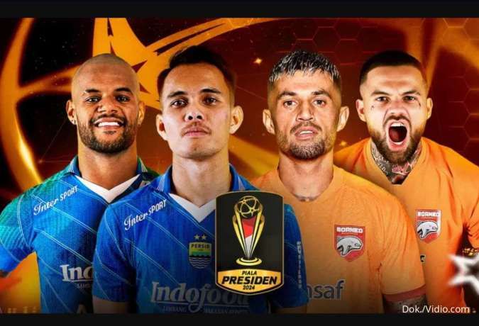 Link Live Streaming Persib vs Borneo FC, Piala Presiden 2024 Senin (22/7)