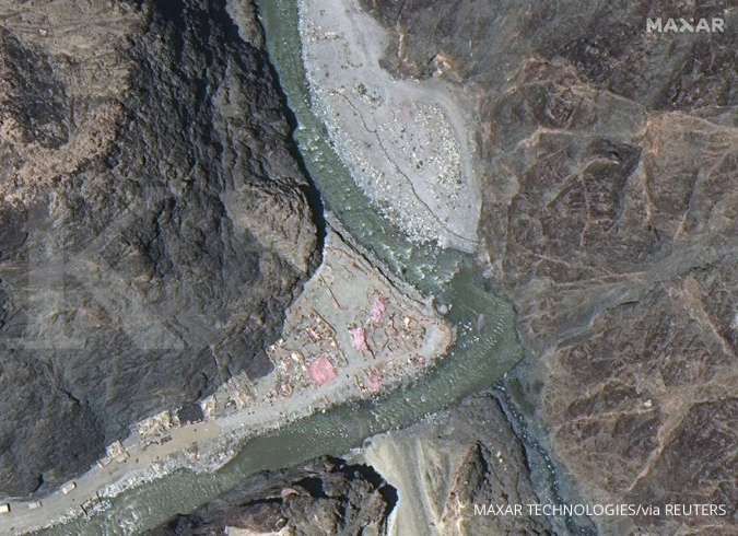 Foto satelit: China bangun konstruksi peralatan militer dekat lokasi bentrok vs India