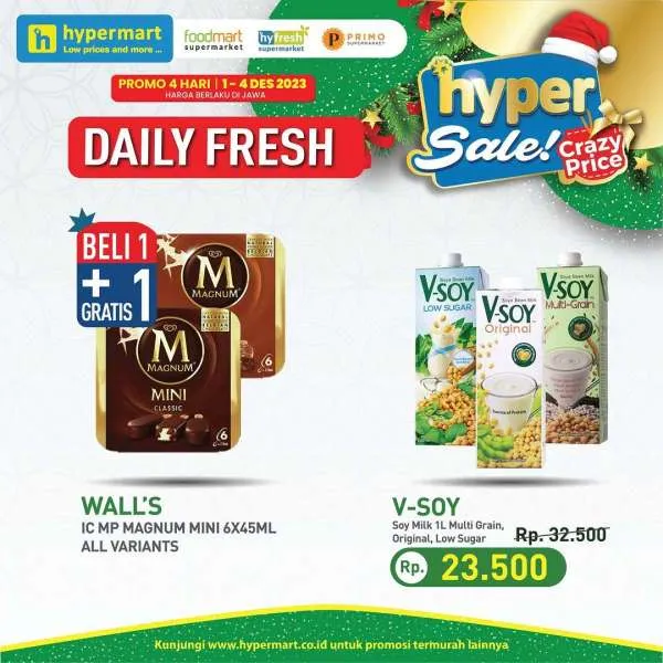 Promo JSM Hypermart Hyper Diskon Weekend Periode 1-4 Desember 2023