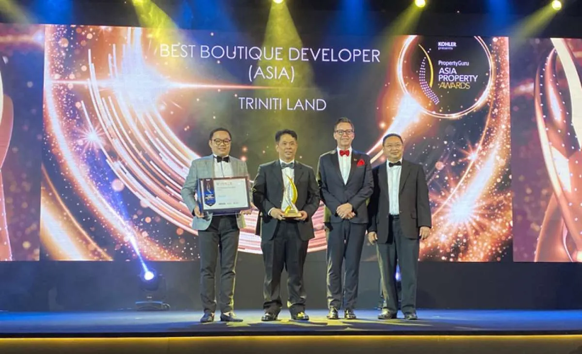 Triniti Land sabet penghargaan ASIA Best Boutique Developer Asia