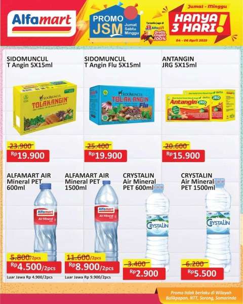 Promo JSM Alfamart 4-6 April 2025