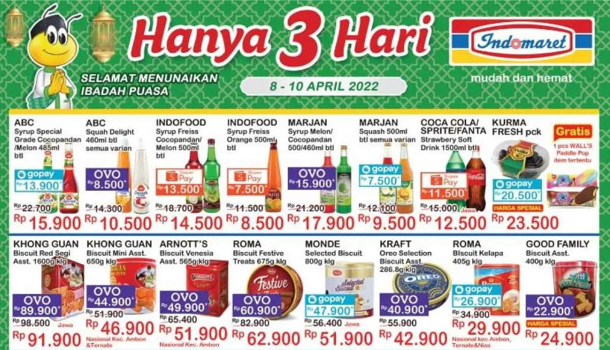 Promo JSM Indomaret di 9 April 2022, Dapatkan Harga yang Lebih Murah di Akhir Pekan