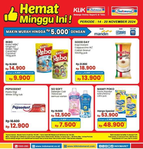 Promo Indomaret 14-20 November 2024 Spesial Hemat Minggu Ini