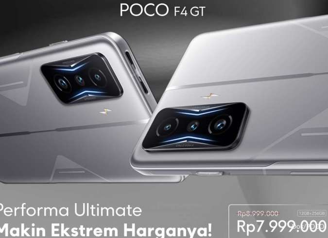 Harga POCO F4 GT dengan Snapdragon 8 Gen 1 dan L1+R1 Trigger Makin Menarik