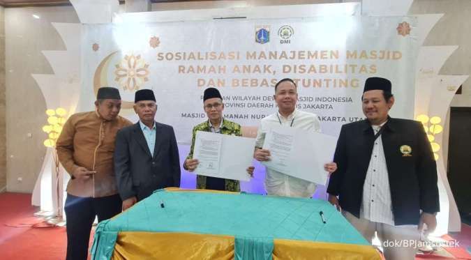 BP Jamsostek Gandeng DMI Jakarta Utara Berikan Perlindungan bagi Imam dan Marbot