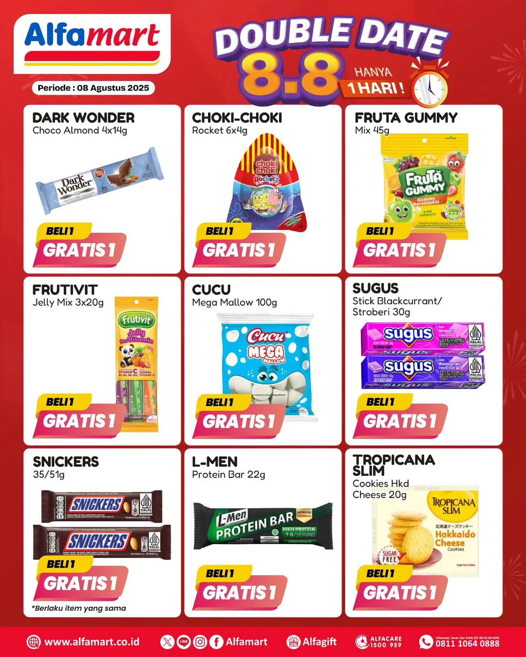 Promo 8.8 Alfamart Periode 8 Agustus 2025