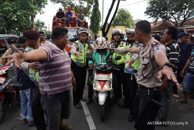 Ricuh angkutan Tangerang, 21 orang diamankan 