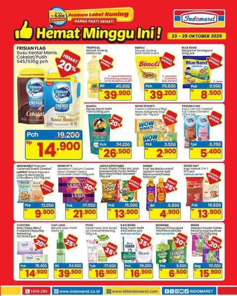 Promo Indomaret 23-29 Oktober 2025 Hemat Minggu Ini