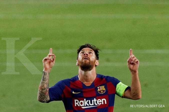 Joan Laporta bicara soal Lionel Messi di Barcelona