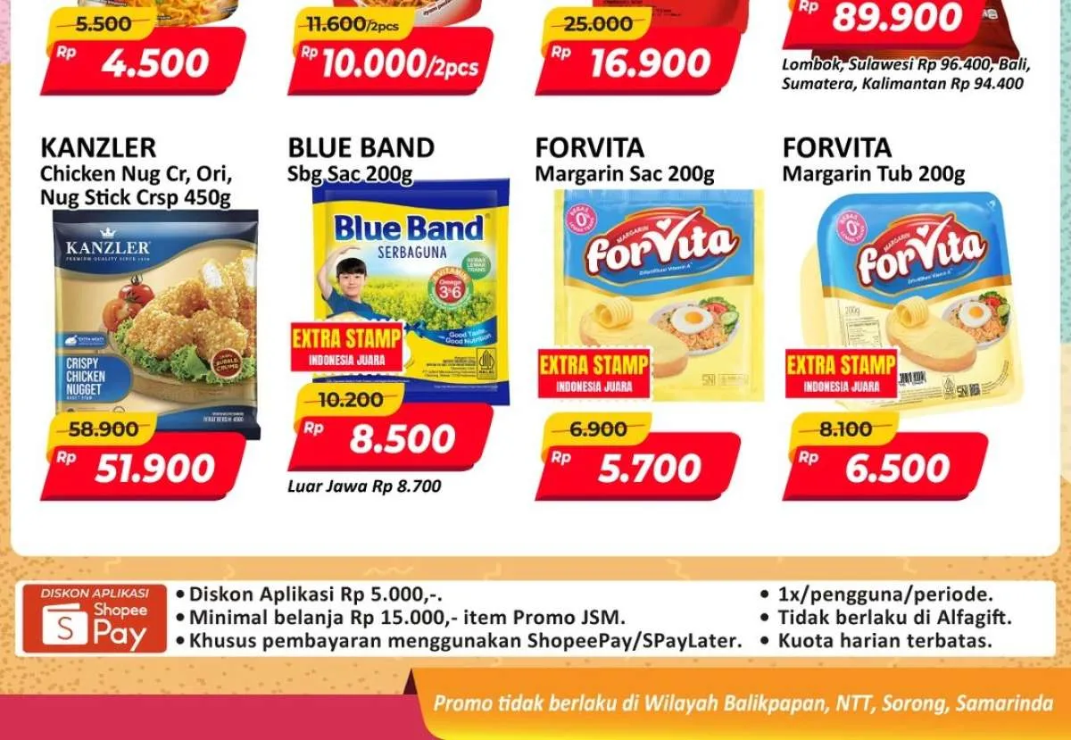 Promo JSM Alfamart Gantung November 2025, Margarin & Nugget Harga Spesial