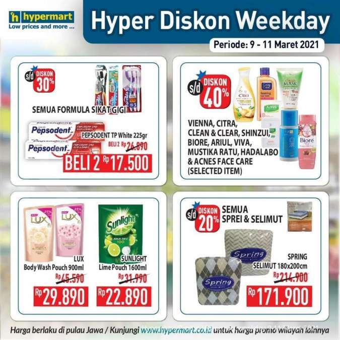 Promo Hypermart weekday 9-11 Maret 2021 