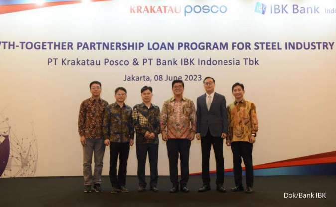 Bank IBK Gandeng Krakatau Posco Beri Bunga Rendah bagi Supplier dan Buyer