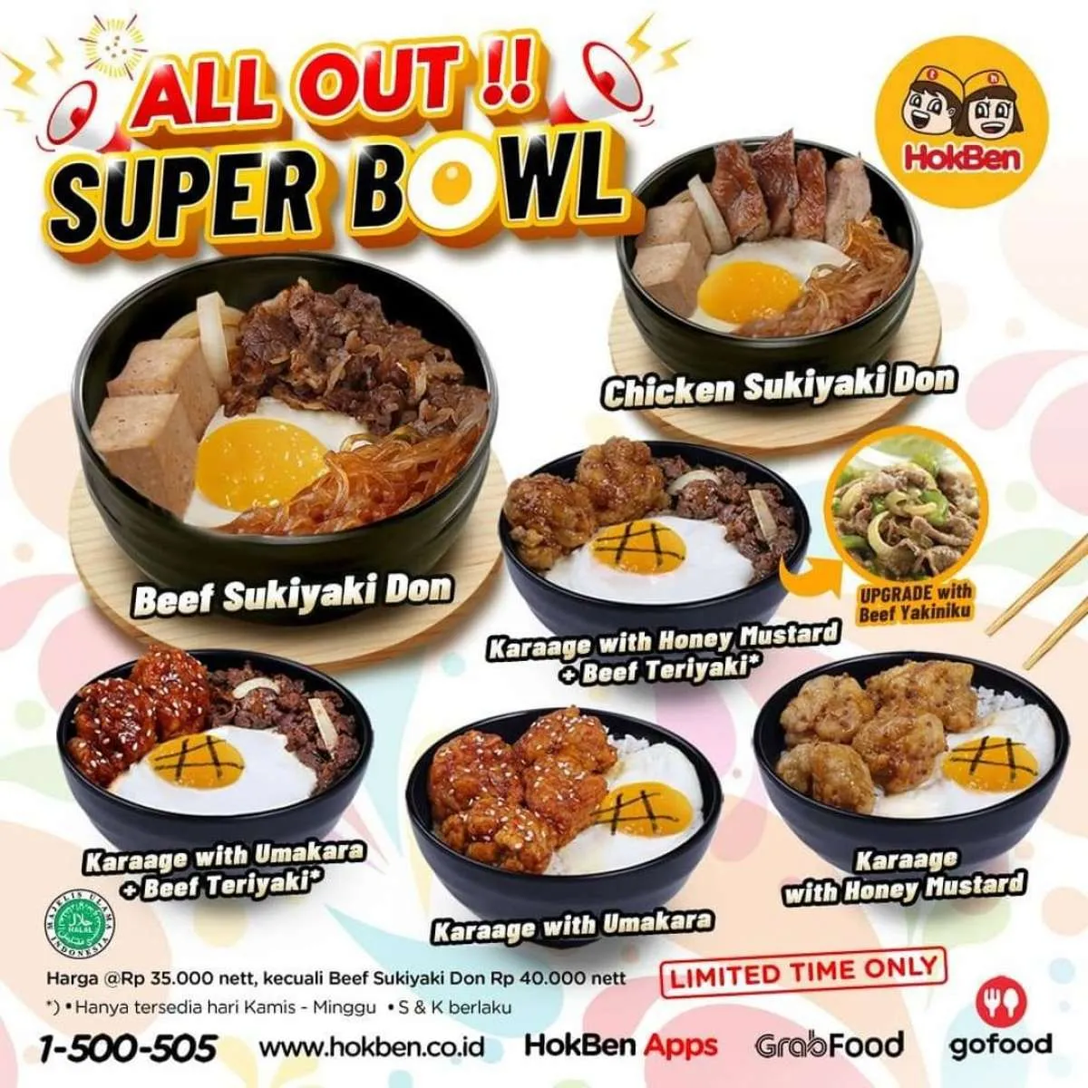 Promo HokBen hari ini 11 Februari 2021, Super Bowl mulai dari harga Rp 35.000!