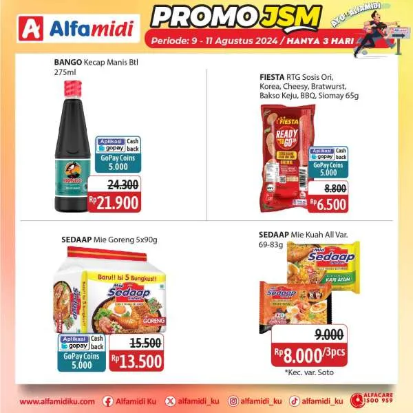 Promo JSM Alfamidi Periode 9-11 Agustus 2024