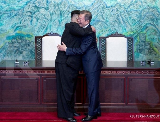 12 jam pertemuan yang hangat antara Kim Jong Un dan Presiden Korsel