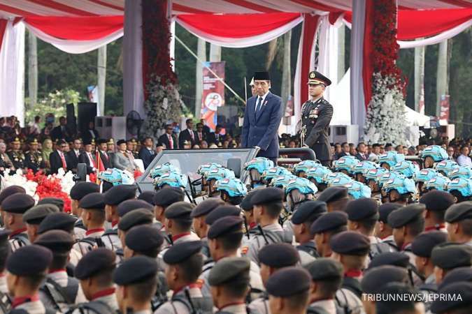 Presiden Jokowi Apresiasi Kinerja Polri dalam Menjaga Stabilitas dan Keamanan Negara
