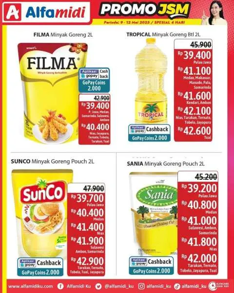 Promo JSM Alfamidi Hanya 4 Hari Periode 9-12 Mei 2025